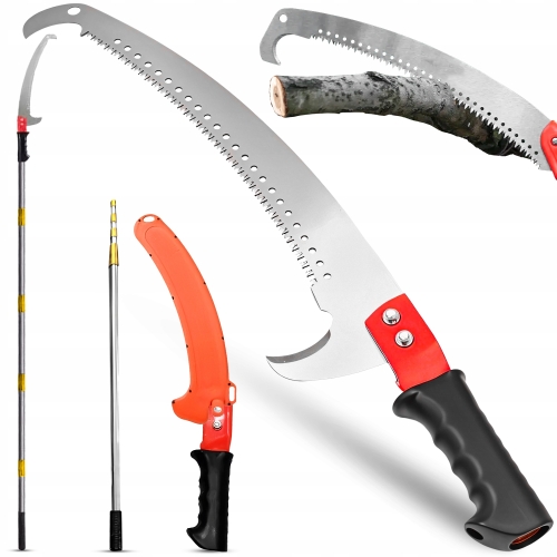 Piła ręczna teleskopowa ogrodowa 6 m ogrodnicza na wysięgniku do gałęzi 200-600 cm