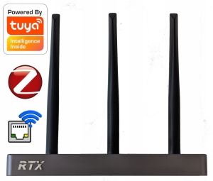 Bramka centralka ZigBee 3.0 Tuay link LAN WiFi Extra Range 3x antena 5 dbi super zasięg