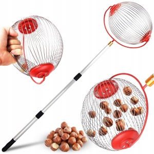 Zbieraczka zbieracz teleskopowy do owoców orzechów jabłek piłek 128 cm 