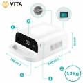 Profesjonalny inhalator nebulizator dla dzieci dorosłych 2 maseczki do inhalacji filtry 6,7 l/min