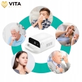 Profesjonalny inhalator nebulizator dla dzieci dorosłych 2 maseczki do inhalacji filtry 6,7 l/min