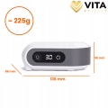 Profesjonalny inhalator nebulizator dla dzieci dorosłych 2 maseczki do inhalacji filtry MMAD ≤ 3,8 µm