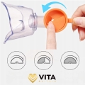 Profesjonalny inhalator nebulizator dla dzieci dorosłych 2 maseczki do inhalacji filtry ≤ 65 dB MMAD ≤ 3,8 µm
