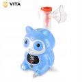 Profesjonalny inhalator nebulizator dla dzieci dorosłych 2 maseczki do inhalacji filtry ≤ 65 dB MMAD ≤ 3,8 µm