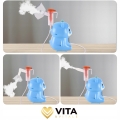 Profesjonalny inhalator nebulizator dla dzieci dorosłych 2 maseczki do inhalacji filtry ≤ 65 dB MMAD ≤ 3,8 µm
