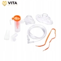 Profesjonalny inhalator nebulizator dla dzieci dorosłych 2 maseczki do inhalacji filtry ≤ 65 dB MMAD ≤ 3,8 µm