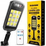 Wodoodporna lampa solarna uliczna na podwórko z czujnikiem zmierzchu ruchu 270 W do 15 h