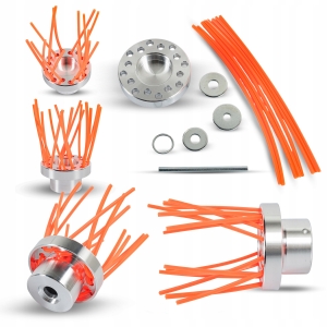 Głowica z żyłką szczotka do kosy podkaszarki tarcza do usuwania chwastów brudu kostki