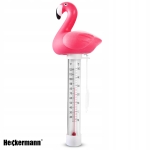 Termometr basenowy pływający do wody do basenu jacuzzi flaming + sznurek