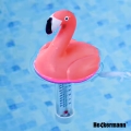 Termometr basenowy pływający do wody do basenu jacuzzi flaming + sznurek