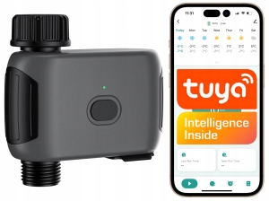 Inteligentny zawór WiFi Tuya 2,4 GHz wody nawadniania podlewania ogrodu