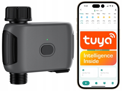 Inteligentny zawór WiFi Tuya 2,4 GHz wody nawadniania podlewania ogrodu