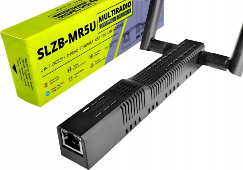 Adapter SLZB-MR5U ZigBee Thread EFR32MG24 PoE USB WiFi ESP32 ETH MQTT ZHA