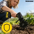 Mini glebogryzarka akumulatorowa kultywator do gleby ziemi 2x 3000 mAh 1200 obr/min