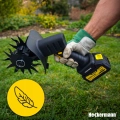 Mini glebogryzarka akumulatorowa kultywator do gleby ziemi 2x 3000 mAh 1200 obr/min