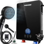 Przepływowy elektryczny podgrzewacz wody 3,5 kW natychmiastowa ciepła woda bez zbiornika akcesoria