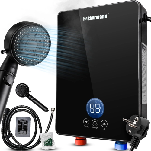 Przepływowy elektryczny podgrzewacz wody 3,5 kW natychmiastowa ciepła woda bez zbiornika akcesoria