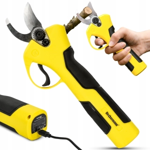 Sekator akumulatorowy ręczny elektryczny ogrodowy nożyce do gałęzi 58 W USB-C