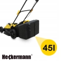 Kosiarka akumulatorowa elektryczna ogrodowa do trawy 2x akumulator 4000 mAh 41 cm 40 V kosz 45 l