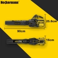 Mocna dmuchawa akumulatorowa ogrodowa do liści kurzu Heckermann Select Turbo 40 V 202 km/h 2x akumulator