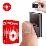 Mini dyktafon pendrive z magnesem 28 godzin aktywacja głosem 16 GB 1100 h nagrań