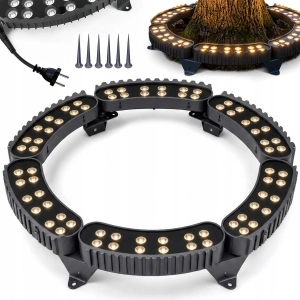 Lampa ogrodowa reflektor do oświetlania drzew 72 LED 7920 lm 6 segmentów