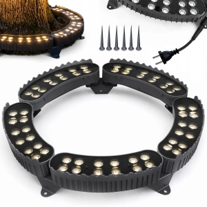 Lampa ogrodowa reflektor do oświetlania drzew 60 LED 6600 lm 5 segmentów