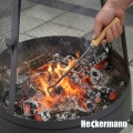 Palenisko ogrzewacz z kominem 120 cm na drewno grill z rusztem do ogrodu na taras