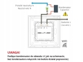 Włącznik dotykowy bez neutralnego N 1G czarny WiFi Tuya B-Line