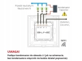 Włącznik dotykowy bez neutralnego N 3G czarny WiFi Tuya B-Line