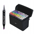 Markery alkoholowe Touch Pro zestaw 80 szt. torba oryginalne