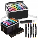 Markery alkoholowe dwustronne Touch Pro zestaw 168 szt. torba oryginalne
