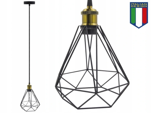 Lampa sufitowa Diama żyrandol LED Loft Italiandesign gold B-Line