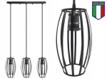 Lampa sufitowa wisząca Largo żyrandol LED Loft Italiandesign black B-Line