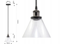 Lampa sufitowa wisząca Vaso AX żyrandol LED Loft Italiandesign black B-Line