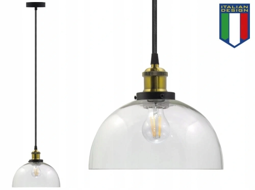 Lampa sufitowa wisząca Vaso UX żyrandol LED Loft Italiandesign gold B-Line