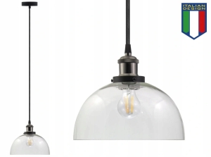 Lampa sufitowa wisząca Vaso UX żyrandol LED Loft Italiandesign black B-Line