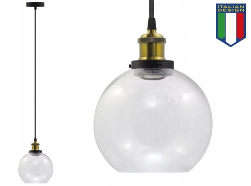Lampa sufitowa wisząca Vaso OX żyrandol LED Loft Italiandesign gold B-Line