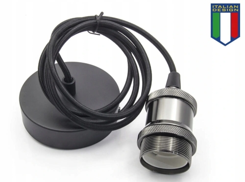 Lampa sufitowa wisząca Soltera LED Loft Italiandesign black B-Line