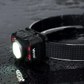 Latarka czołowa czołówka czujnik PIR akumulator LED USB Vayox