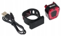 Lampka lampa rowerowa tylna LED USB Vayox