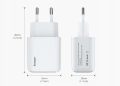Ładowarka podwójna USB-C + PD 20 W 3000 mA Essager