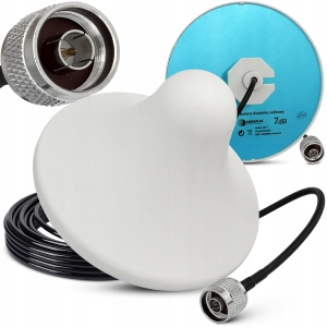 Antena grzybek GSM UMTS 7 dB do wzmacniaczy GSM 5 m